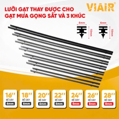 Combo 2 Lưỡi Gạt Mưa Loại A VIAIR R15 (28 Inch/700 mm)