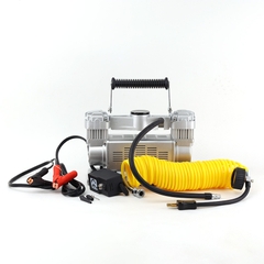 Máy Bơm Lốp Ô Tô 2 Xi-lanh 12V Công Suất Lớn Bơm Siêu Nhanh Siêu Khoẻ JL-ID40 - Nhập Khẩu Chính Hãng