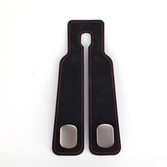 Móc Treo Kép Đa Năng Trên Ô Tô CIND BO-N021 Bằng Kim Loại Bọc Da Lộn Màu Đen Sang Trọng Cho Nội Thất Xe - Nhập Khẩu Chính Hãng