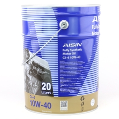 Nhớt Động Cơ AISIN ECFI104PLB 10W-40 CI4 / SL Fully Synthetic 20L - Nhập Khẩu Chính Hãng