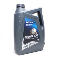 Nhớt Động Cơ AISIN ECSF2054P 20W-50 CF4 / SG Econtech+ Semi Synthetic 4L - Nhập Khẩu Chính Hãng