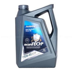 Nhớt Động Cơ AISIN ECSI1544P 15W-40 CI4 / SL Econtech+ Semi Synthetic 4L - Nhập Khẩu Chính Hãng