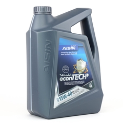 Nhớt Động Cơ AISIN ECSI1546P 15W-40 CI4 / SL Econtech+ Semi Synthetic 6L - Nhập Khẩu Chính Hãng