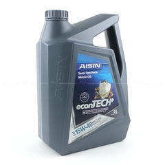 Nhớt Động Cơ AISIN ECSI1546P 15W-40 CI4 / SL Econtech+ Semi Synthetic 6L - Nhập Khẩu Chính Hãng