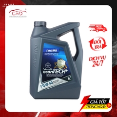 Nhớt Động Cơ AISIN ECSI1546P 15W-40 CI4 / SL Econtech+ Semi Synthetic 6L - Nhập Khẩu Chính Hãng