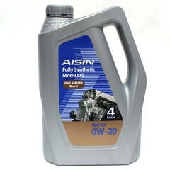 Nhớt Động Cơ AISIN ESEN0034P 0W-30 SN / CF Pao & Ester Blend 4L - Nhập Khẩu Chính Hãng