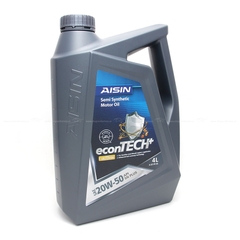 Nhớt Động Cơ AISIN ESSNP2054P 20W-50 SN Plus Econtech+ Semi Synthetic 4L - Nhập Khẩu Chính Hãng