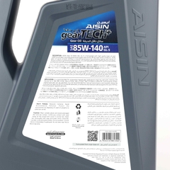 Nhớt Hộp Số Thường AISIN GSL585144P 85W-140 GL-5 Geartech+ 4L - Nhập Khẩu Chính Hãng