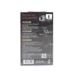 Nước Hoa Khử Mùi Trên Ô Tô AIR-Q Nero Duo-Magic Columnar No305-4 Red Cedar 160ml