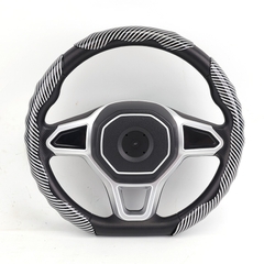 Ốp Bọc Vô Lăng CIND Carbon Bóng Thể Thao Mỏng Nhẹ Chống Trượt Phù Hợp Nhiều Dòng Xe