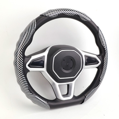Ốp Bọc Vô Lăng CIND Carbon Bóng Thể Thao Mỏng Nhẹ Chống Trượt Phù Hợp Nhiều Dòng Xe