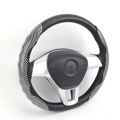 Ốp Bọc Vô Lăng CIND Carbon Bóng Thể Thao Mỏng Nhẹ Chống Trượt Phù Hợp Nhiều Dòng Xe
