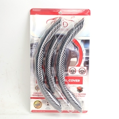Ốp Bọc Vô Lăng CIND Carbon Bóng Thể Thao Mỏng Nhẹ Chống Trượt Phù Hợp Nhiều Dòng Xe