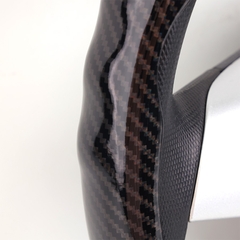 Ốp Bọc Vô Lăng CIND Carbon Bóng Thể Thao Mỏng Nhẹ Chống Trượt Phù Hợp Nhiều Dòng Xe