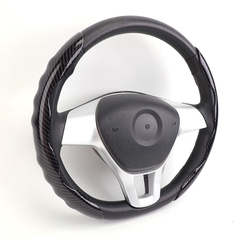 Ốp Bọc Vô Lăng CIND Carbon Bóng Thể Thao Mỏng Nhẹ Chống Trượt Phù Hợp Nhiều Dòng Xe