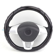 Ốp Bọc Vô Lăng CIND Carbon Bóng Thể Thao Mỏng Nhẹ Chống Trượt Phù Hợp Nhiều Dòng Xe