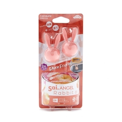 Combo 2 Sáp Thơm ghim Máy Lạnh CARMATE Sai Angel Rabbit Air 2P DSG123 Pure Fruity 8g - Nhập Khẩu Chính Hãng