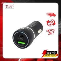 Tẩu Sạc Nhanh Trên Ô Tô 1 Cổng USB 100W 1 Cổng Type C PD60W 160W CIND CNY-Q1 - Nhập Khẩu Chính Hãng