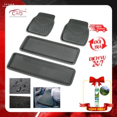 Thảm lót sàn ô tô chống trượt 3D 2389- 2335 size M- 2335 size L màu đen 7 chỗ - Nhập Khẩu Chính Hãng