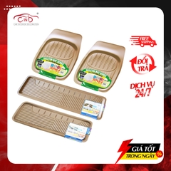 Bộ Thảm Lót Sàn Ô Tô PACKY PODA 5600F-5700-5800 Màu Kem 7 Chỗ - Nhập Khẩu Chính Hãng