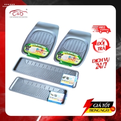 Bộ Thảm Lót Sàn Ô Tô PACKY PODA 5600F-5700-5800 Màu Xám 7 Chỗ - Nhập Khẩu Chính Hãng