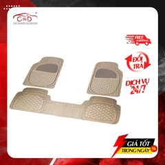 Bộ Thảm Lót Sàn Ô Tô PACKY PODA 6123 Màu Kem 4 Chỗ - Nhập Khẩu Chính Hãng