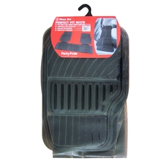 Bộ Thảm Lót Sàn Ô Tô PACKY PODA 6133 Màu Đen 4 Chỗ - Nhập Khẩu Chính Hãng