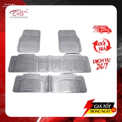 Bộ Thảm Lót Sàn Ô Tô PACKY PODA 6168 Màu Xám 7 Chỗ - Nhập Khẩu Chính Hãng