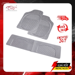 Bộ Thảm Lót Sàn Ô Tô PACKY PODA 6201-6207 Màu Xám 4 Chỗ - Nhập Khẩu Chính Hãng