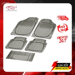 Bộ Thảm Lót Sàn Ô Tô PACKY PODA 6255 Màu Đen 4 Chỗ - Nhập Khẩu Chính Hãng