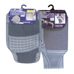 Bộ Thảm Lót Sàn Ô Tô PACKY PODA 7801-7807 Màu Xám 4 Chỗ - Nhập Khẩu Chính Hãng