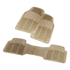 Bộ Thảm Lót Sàn Ô Tô PACKY PODA 7901-7907 Màu Kem 4 Chỗ - Nhập Khẩu Chính Hãng