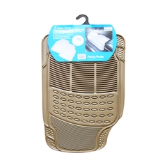 Bộ Thảm Lót Sàn Ô Tô PACKY PODA 7901-7907 Màu Kem 7 Chỗ - Nhập Khẩu Chính Hãng