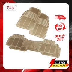 Bộ Thảm Lót Sàn Ô Tô PACKY PODA 7901-7907 Màu Kem 7 Chỗ - Nhập Khẩu Chính Hãng