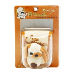 Trang Trí Bọc Tay Số FOCUS Chó Mation FM-X03A Màu Kem - Nhập Khẩu Chính Hãng