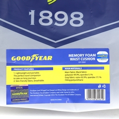 Gối Tựa Đầu Tựa Lưng Cao Su Non GOODYEAR Sang Trọng Mềm Mại Thoáng Khí - Nhập Khẩu Chính Hãng