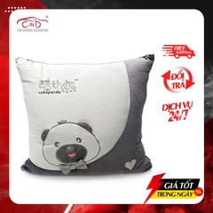 Tựa Lưng Kiểu B02 FOCUS Cobe Panda K-B02B Màu Xám - Nhập Khẩu Chính Hãng