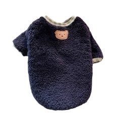 Áo thu đông lông cừu đính mặt gấu