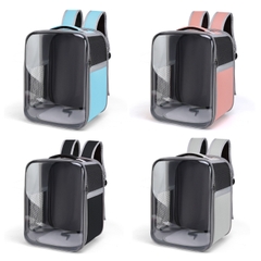 Balo vận chuyển chó mèo vuông trong suốt loại 1 https://petshopvinh.vn/