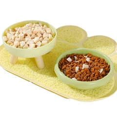 Bát ăn chống gù bốn chân có thể tách rời cho chó mèo https://petshopvinh.vn/