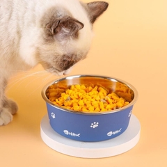 Bát inox chống trơn trượt cho chó mèo https://petshopvinh.vn/