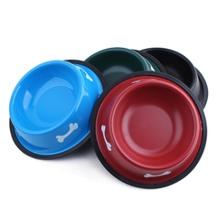 Bát inox sơn cao cấp cho chó mèo