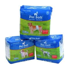 Bỉm chó đực Pet Soft bịch 12 miếng https://petshopvinh.vn/