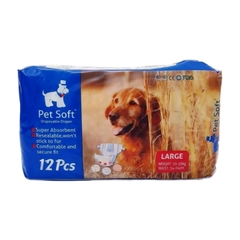 Bỉm chó mèo Pet Soft bịch 12 miếng https://petshopvinh.vn/