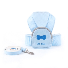 Dây dắt áo ngực có balo thêu hình nơ cho chó https://petshopvinh.vn/