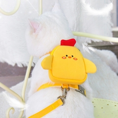 Dây dắt kiểu áo vest có balo gà cute