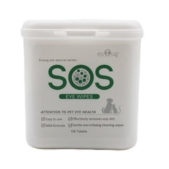 Hộp khăn ướt lau vết ố mắt chó mèo SOS Eye Wipes hàng nhập khẩu