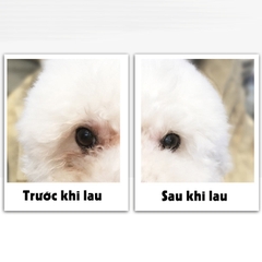 Hộp khăn ướt lau vết ố mắt chó mèo SOS Eye Wipes hàng nhập khẩu