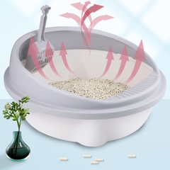 Khay vệ sinh mèo tròn