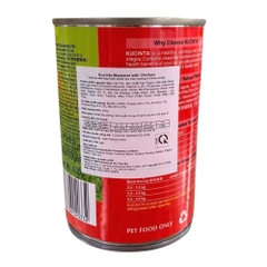 Pate Kucinta lon 400g Mackerel with Chicken vị cá thu và gà cho mèo